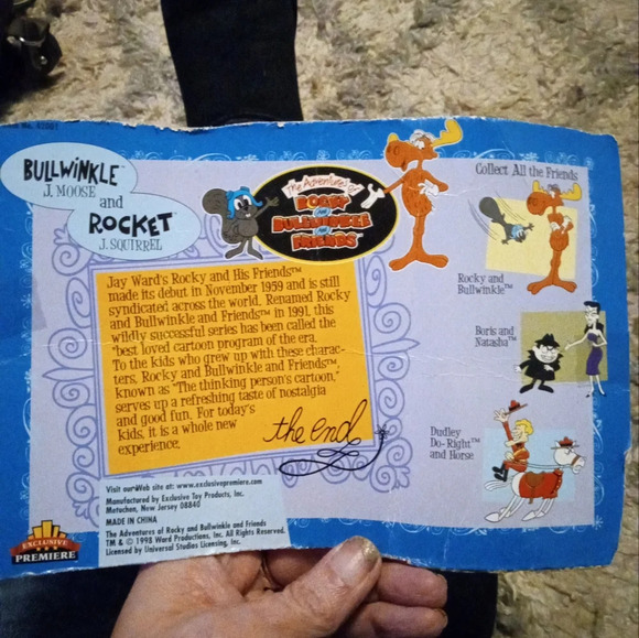 1990s ROCKY & BULLWINKLE & FRIENDS Lot Ward Prods. - Picture 6 of 9